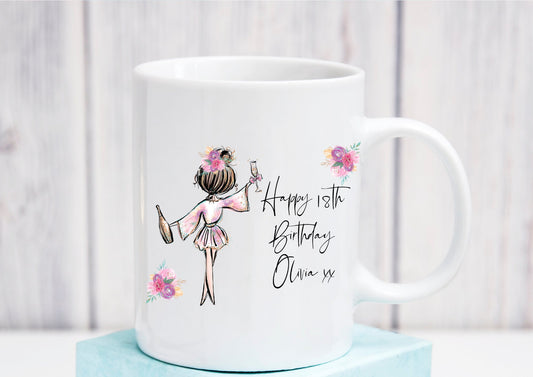 Birthday design mug