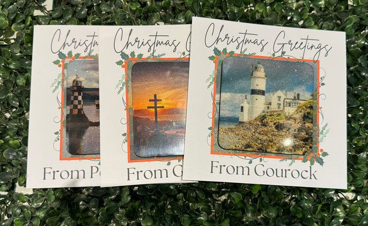 Greetings from Inverclyde Coaster Keepsake Cards