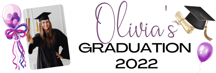 Personalised Graduation Banner -Photo Design