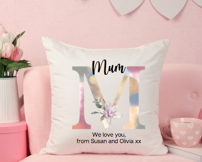 MOTHERS DAY GIFT MUM PERSONALISED CUSHION GIFT