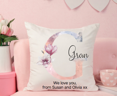 MOTHERS DAY GIFT GRAN PERSONALISED CUSHION GIFT