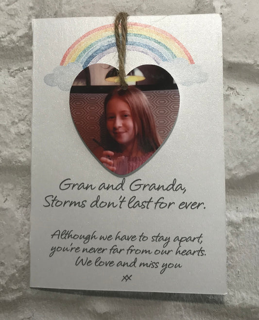 Grandparents Missing You keepsake Card