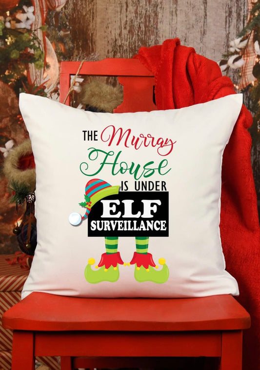 ELF SURVEILLANCE PERSONALISED CUSHION