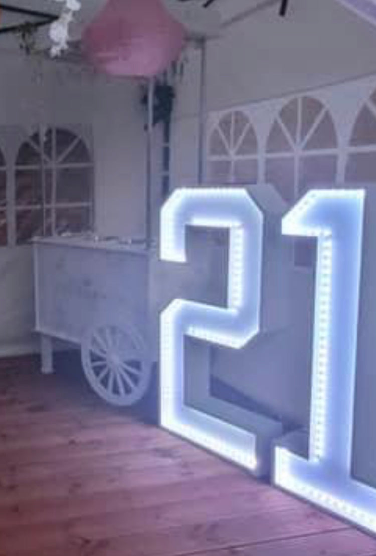 LED number hire (delivery)